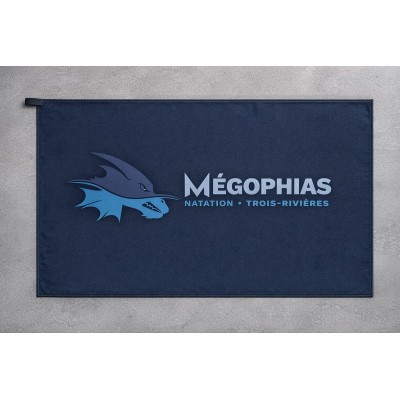 Serviette sublimée en microfibre Mego