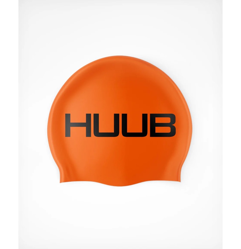 Bonnet de natation fluo HUUB en silicone